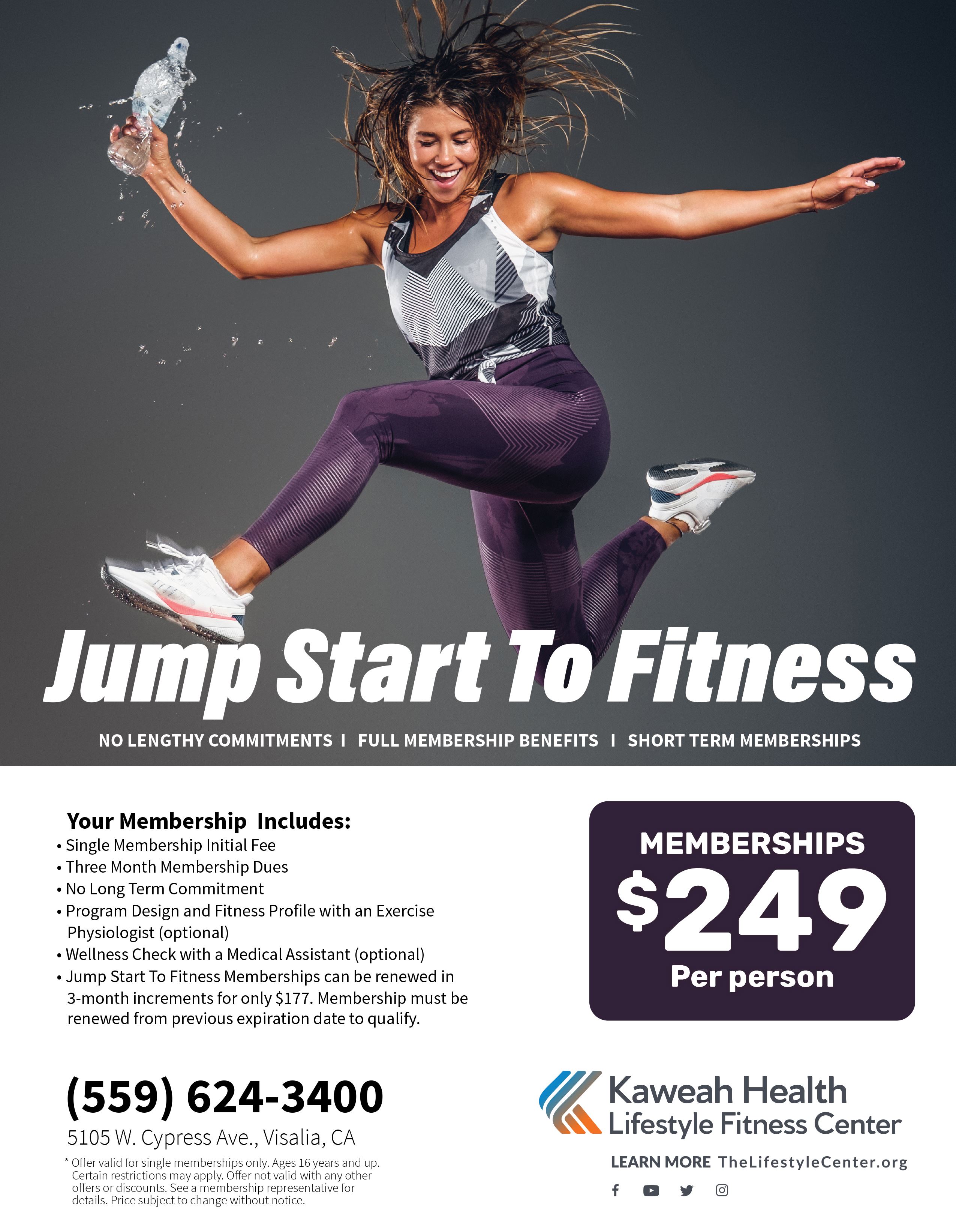 jump start to fitness flyer