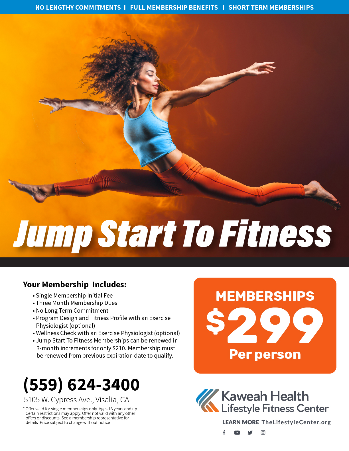 jump start to fitness flyer