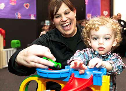 employee with child